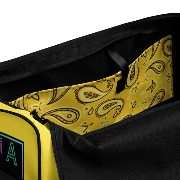 Yellow Duffle Bag