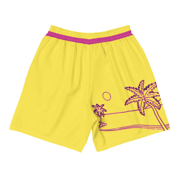 Palm Tree Shorts (Yellow)