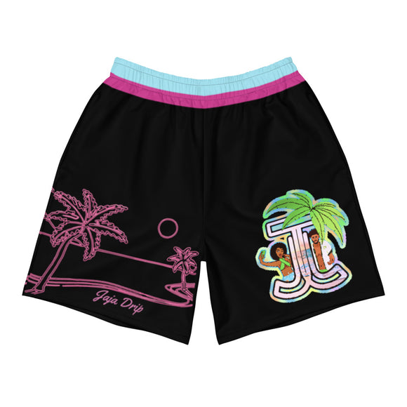Palm Tree Shorts (Black)