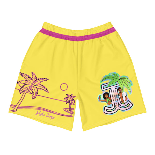 Palm Tree Shorts (Yellow)
