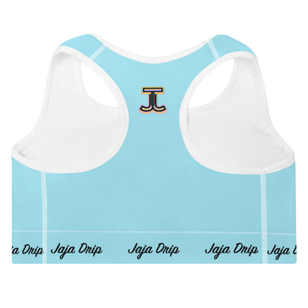 Sky Blue Padded Sports Bra