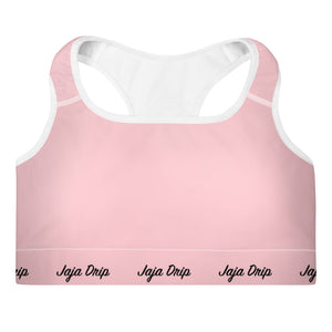 Pink Padded Sports Bra