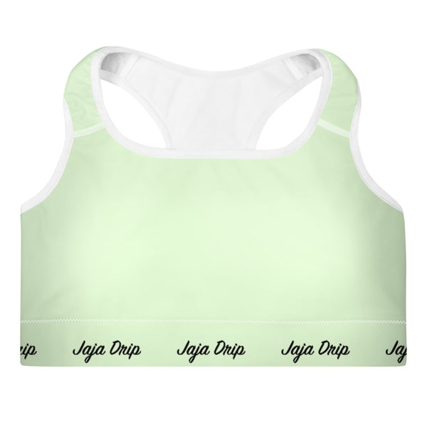 Tea Green Padded Sports Bra