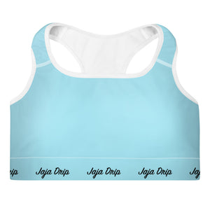 Sky Blue Padded Sports Bra