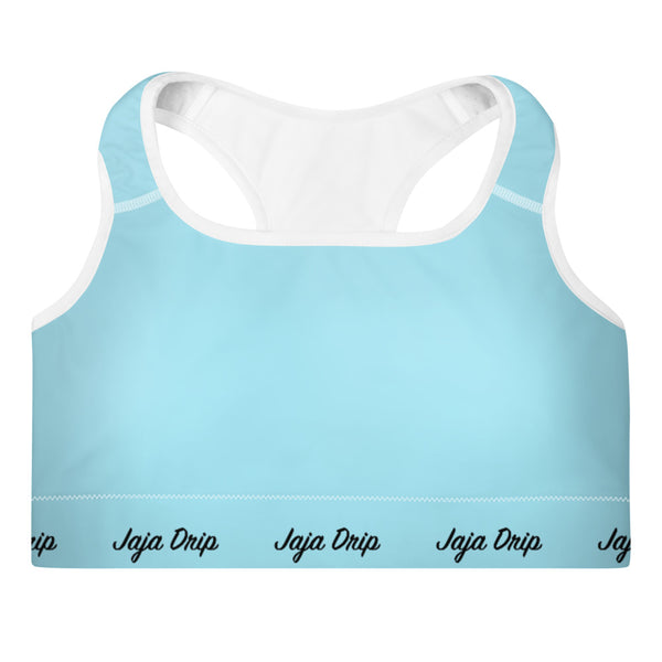 Sky Blue Padded Sports Bra