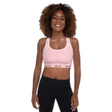 Pink Padded Sports Bra