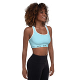Sky Blue Padded Sports Bra