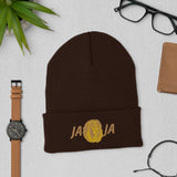 Lion Cuffed Beanie - Gold