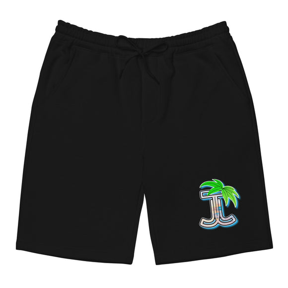 Palm Tree fleece shorts